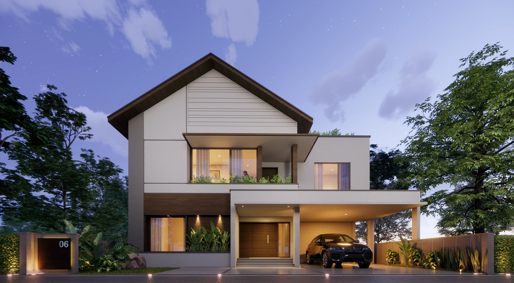 Roots Elevation - With Roof 1